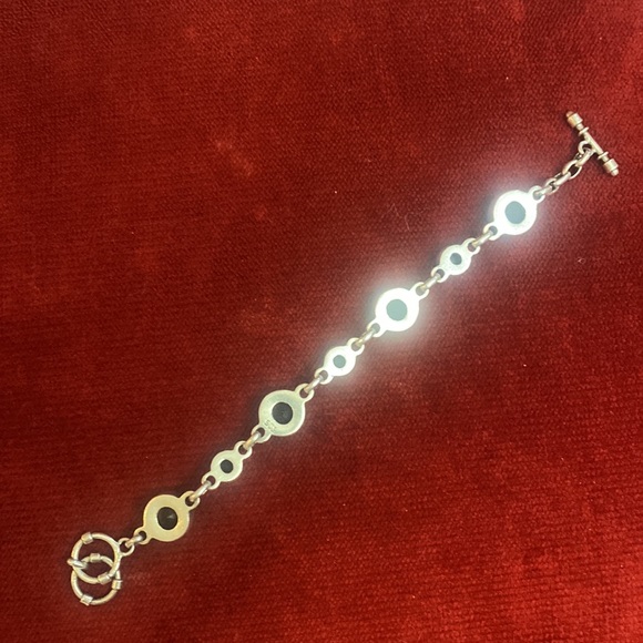 Smoky quartz and sterling silver bracelet - Picture 5 of 5